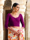 Berry Beauty Stretchy Blouse